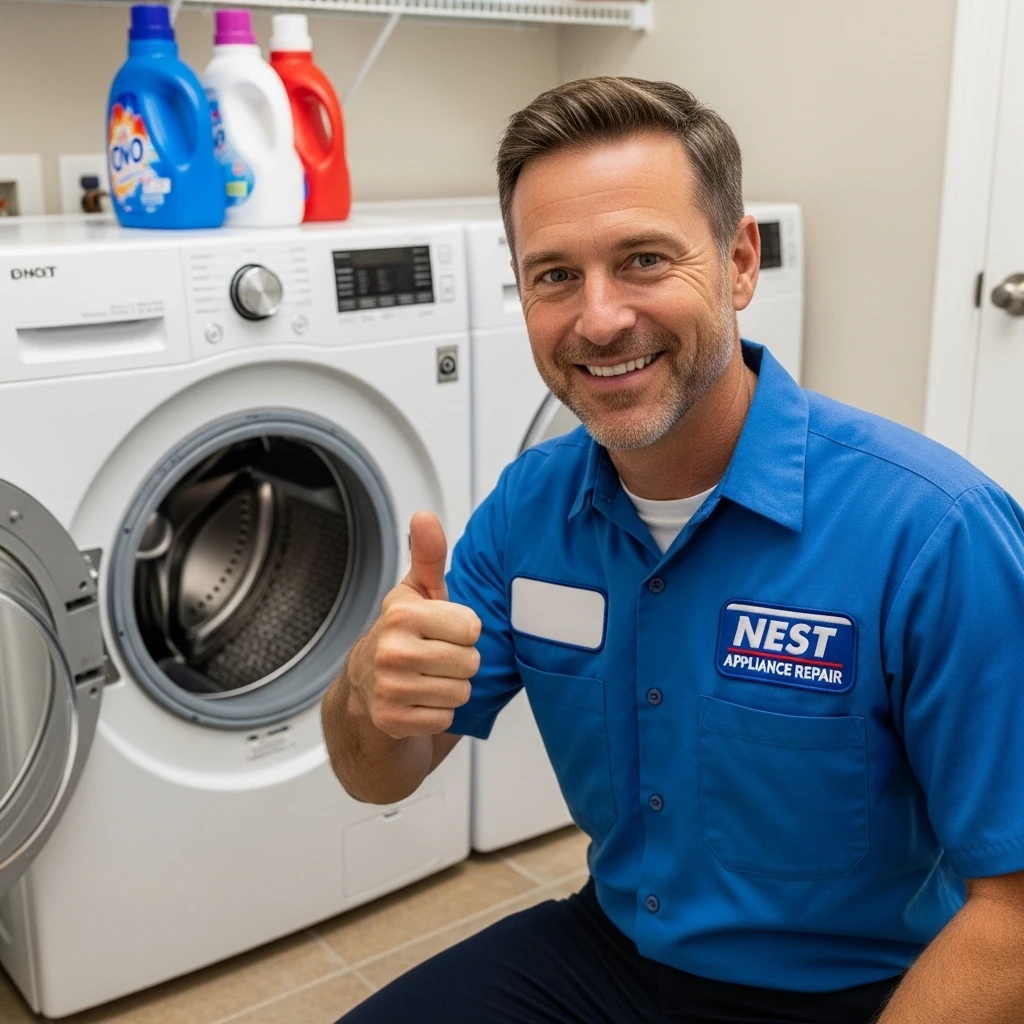 repaired washing machine